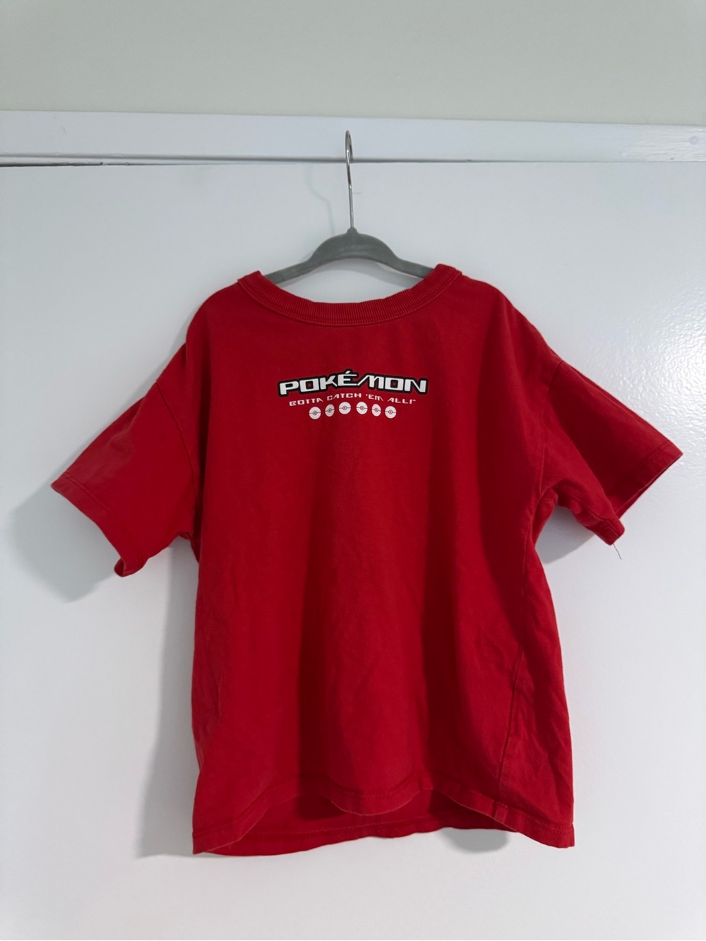 Cotton On Pokémon Red Short-Sleeve Cotton Tee with Graphic Kids Size 6